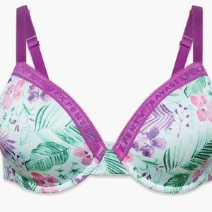 Savage X Fenty Microfiber Logo-Trim T-Shirt Bra